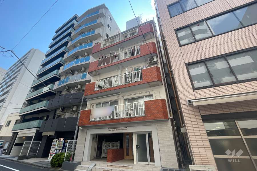 ワコー東日本橋マンションの外観（北東側から）