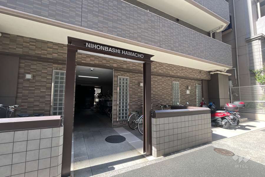 駐輪場の出入り口
