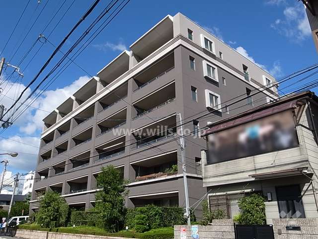 ザ・ステイツヒルズ夙川の外観（南東側から）