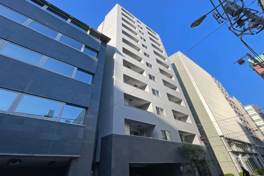 ベリスタ人形町の外観（南西側から）
