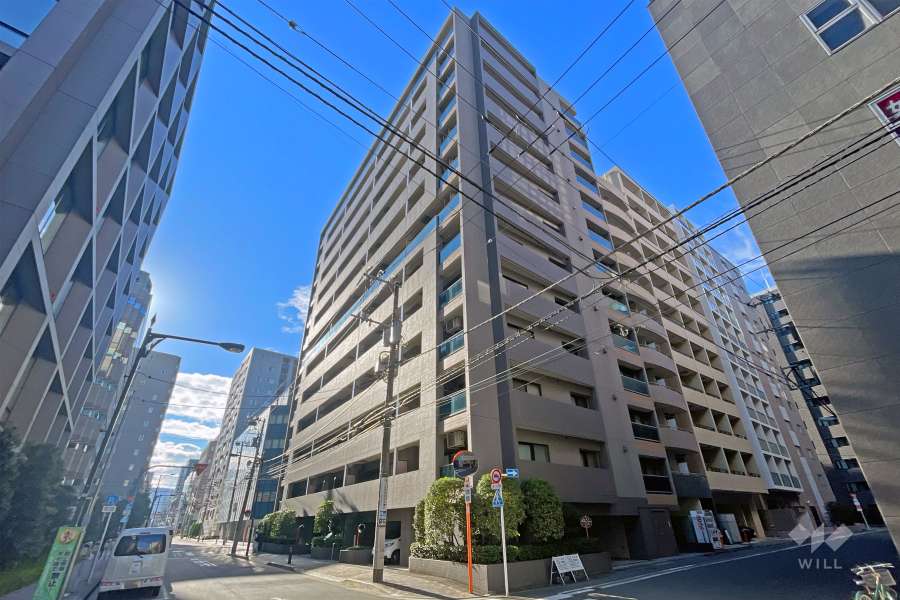 クレストフォルム日本橋の外観（北東側から）