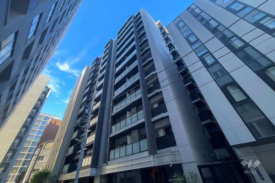 リビオレゾン人形町の外観（南東側から）