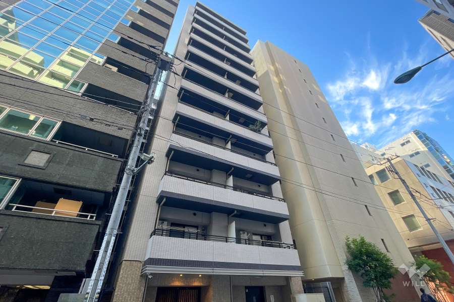 リビオレゾン人形町の外観（北東側から）