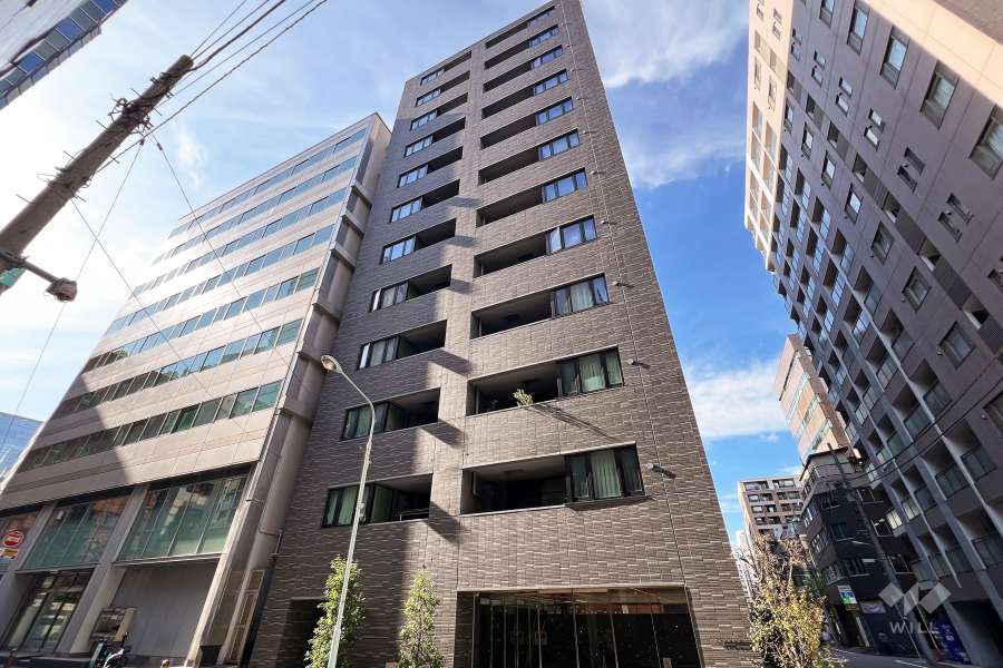 グリーンパーク日本橋堀留町の外観（南東側から）