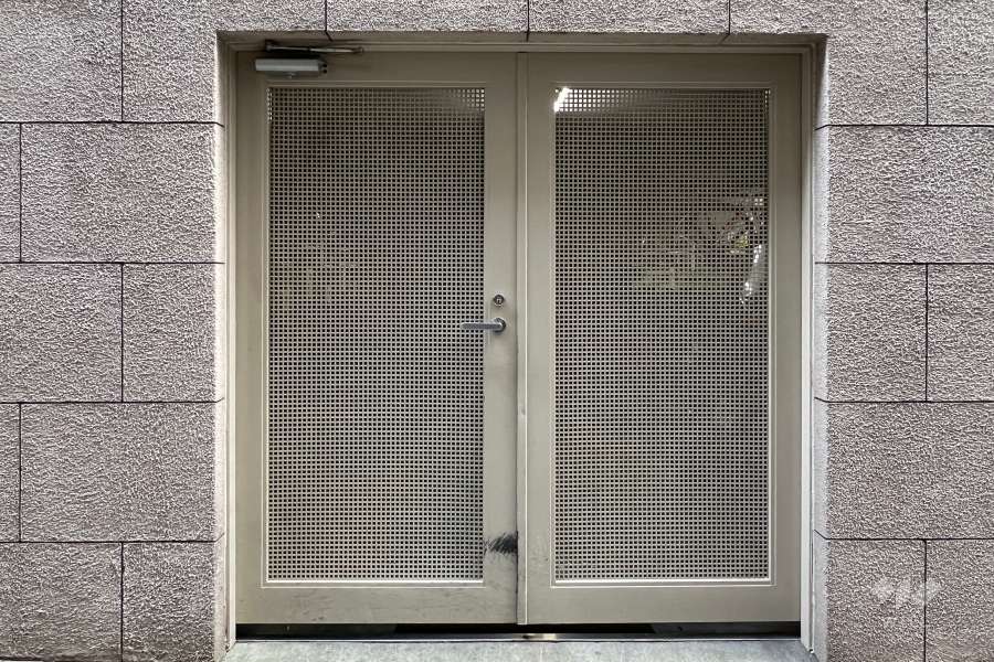 駐輪場の出入り口