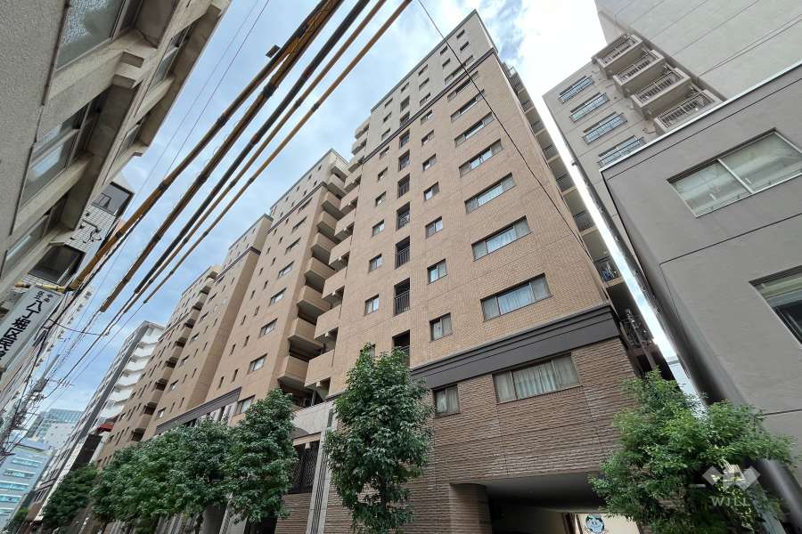 クイーンズパレス東京中央の外観（北西側から）