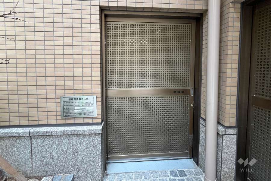 駐輪場の出入り口