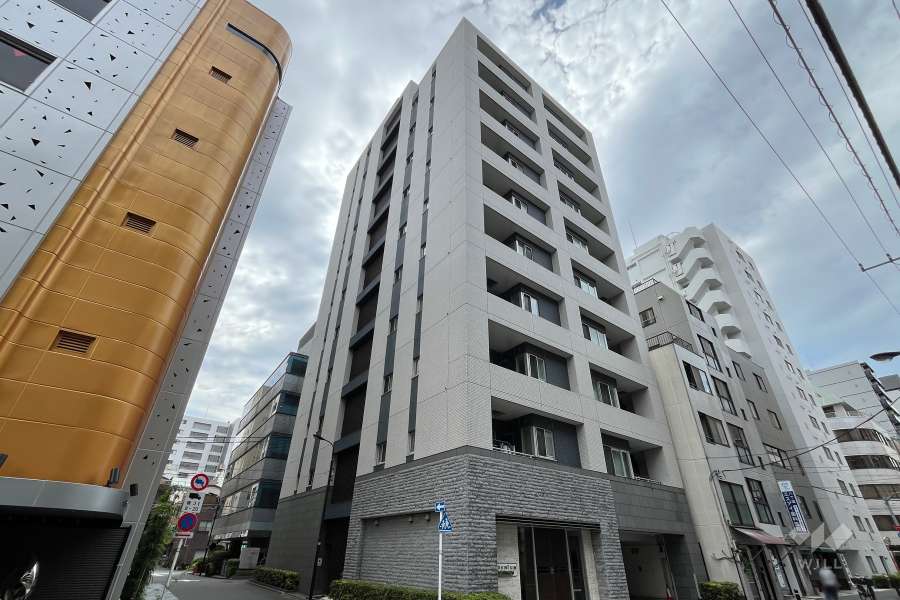 アデニウム東京八丁堀の外観（北東側から）