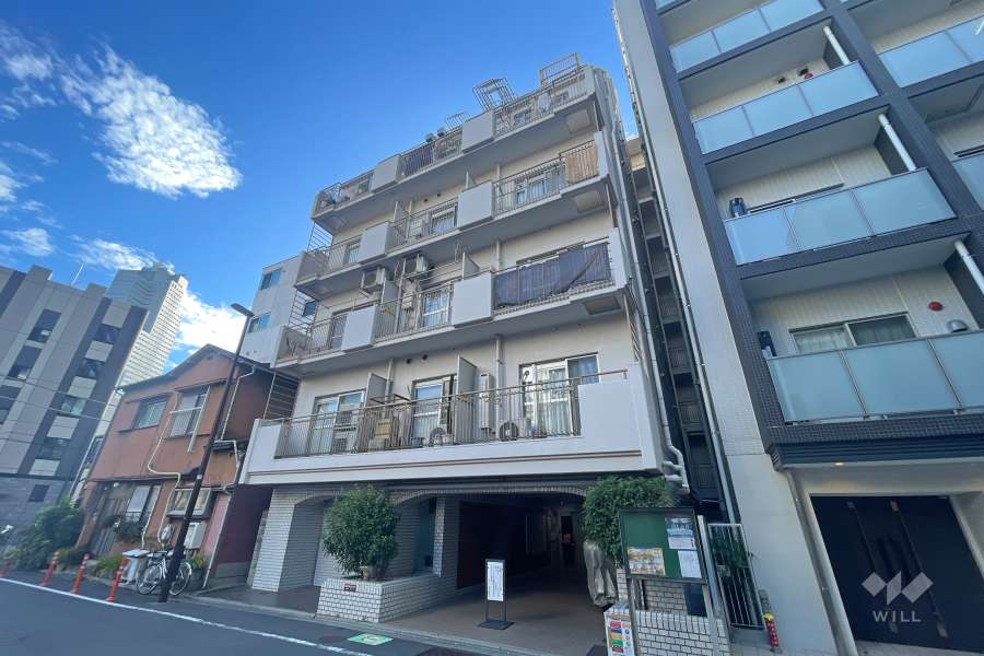 GSハイム築地の外観（北東側から）