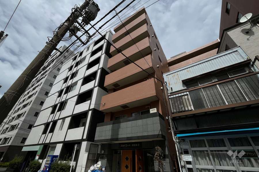 スカイコート銀座東第2の外観（南東側から）