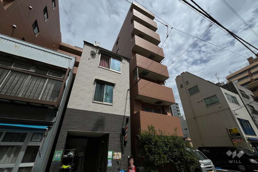 スカイコート銀座東第2の外観（南西側から）