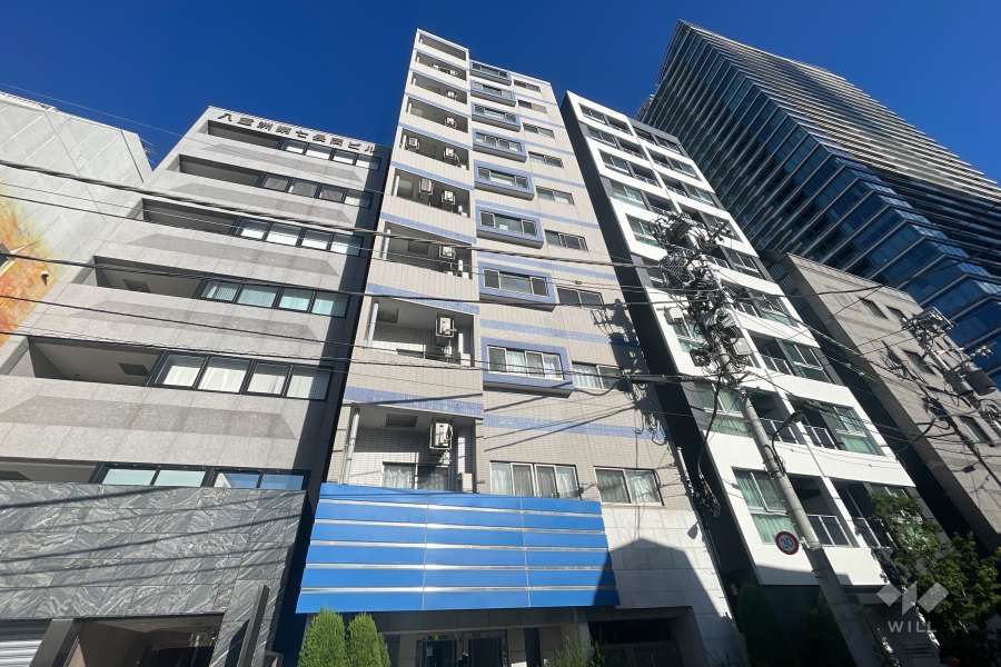 八丁堀アムフラットの外観（北西側から）