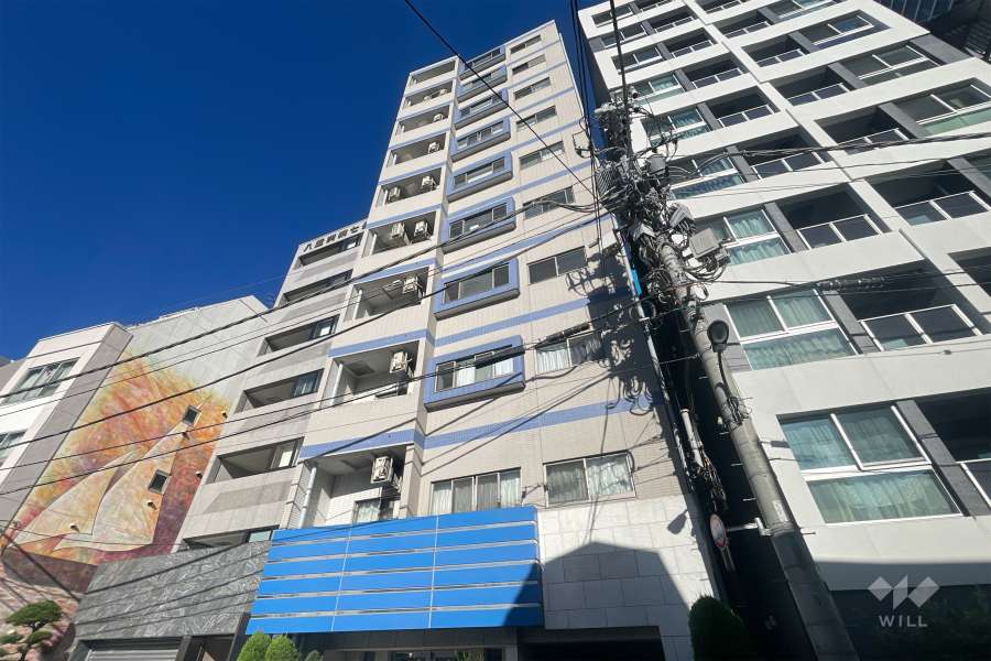 八丁堀アムフラットの外観（南西側から）