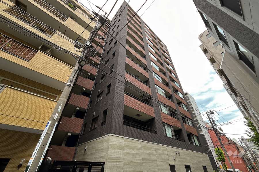 レゾンアレグレの外観（南西側から）