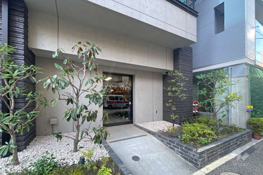 駐輪場の出入り口