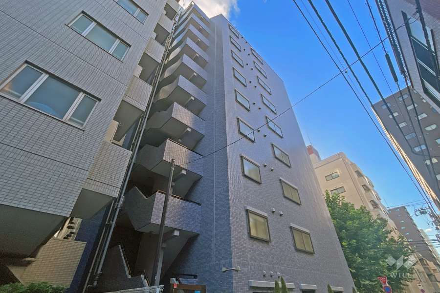 セザールスカイタワー銀座東の外観（北東側から）