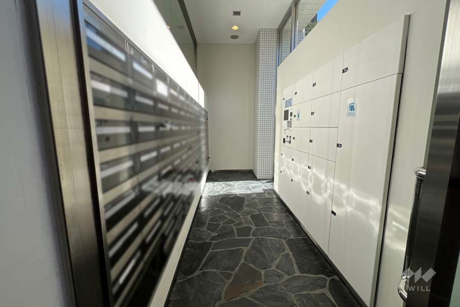 共用ポストと宅配ボックス