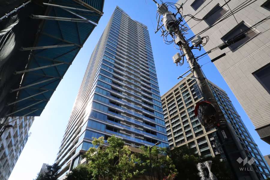 パークシティ中央湊ザタワーの外観(北東側から)