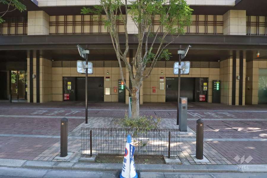 駐車場の出入り口