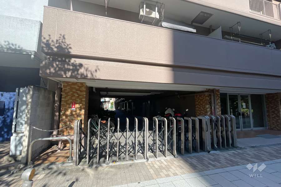 駐輪場の出入り口