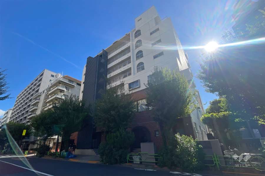 メゾンドール明石の外観（南西側から）