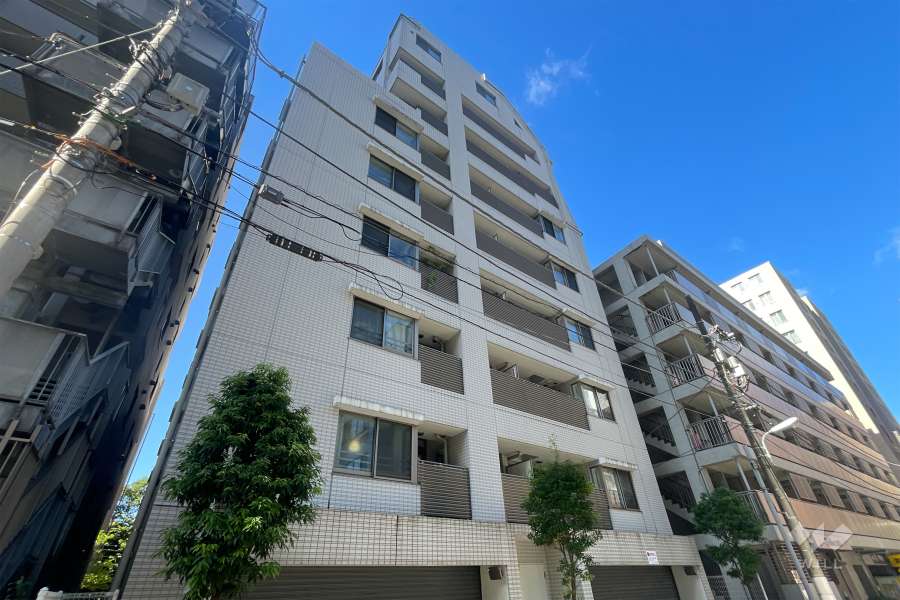 プレミスト明石町の外観（北東側から）