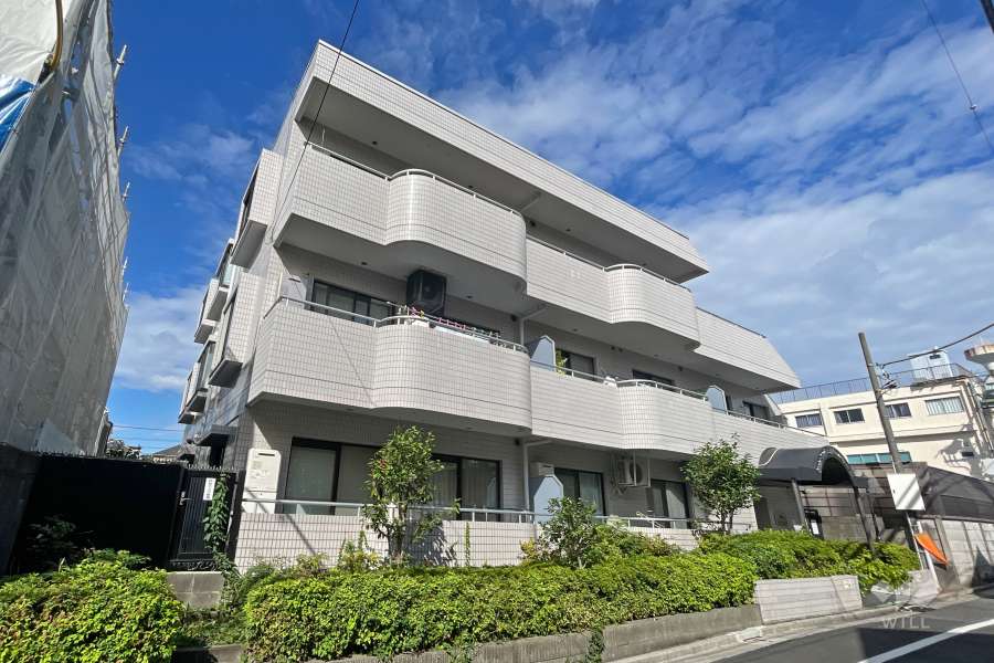 グリーンキャピタル中野江原町の外観（南東側から）