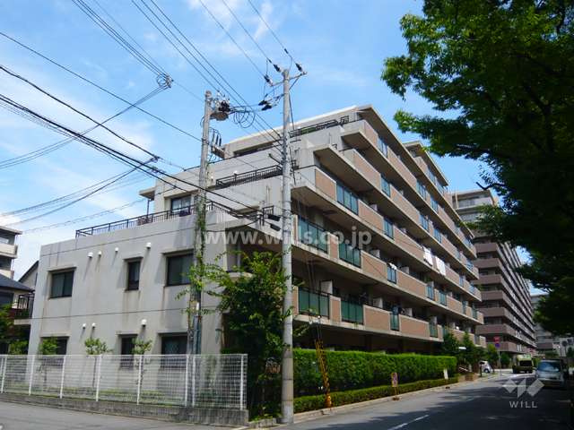グランドール西宮東町の外観（南西側から）