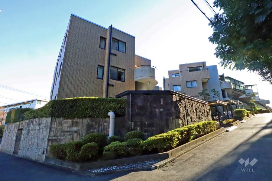 ベルテ中野江古田Ａウイングの外観（北側から）