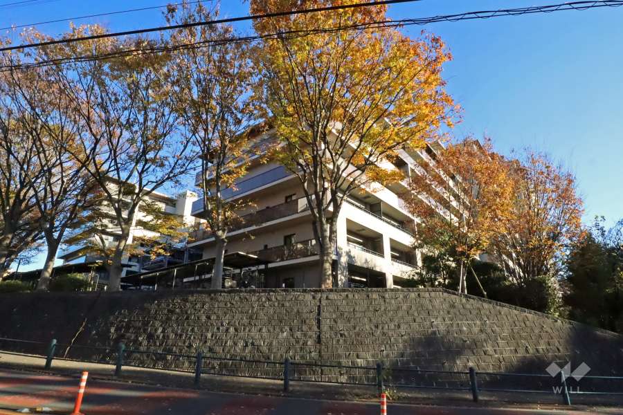 グランドメゾン江古田の杜の外観（北西側から）