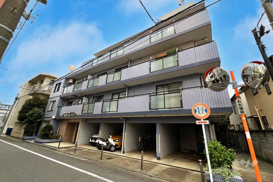 セザール鷺宮の外観（南西側から）