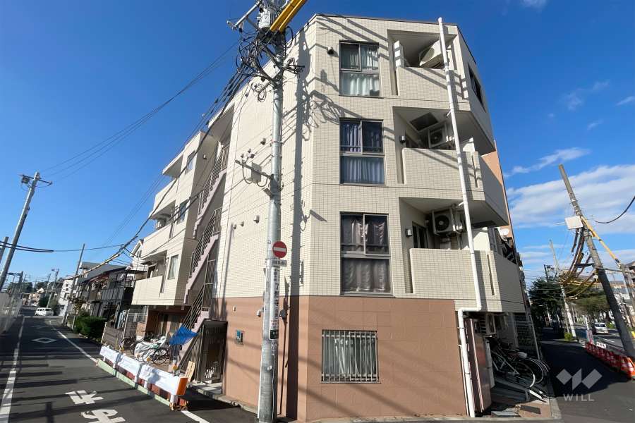 ラシード中野新井薬師の外観（南東側から）　