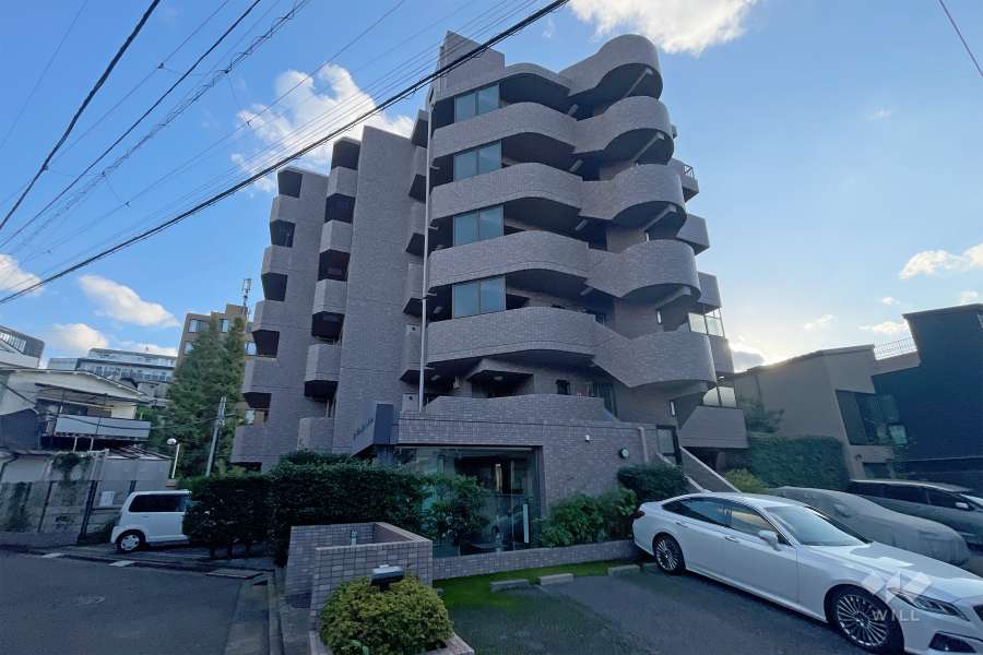 ロイヤルパレス東中野の外観（北東側から）　