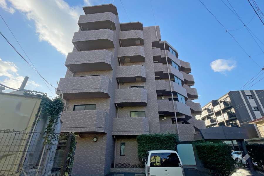 ロイヤルパレス東中野の外観（東側から）