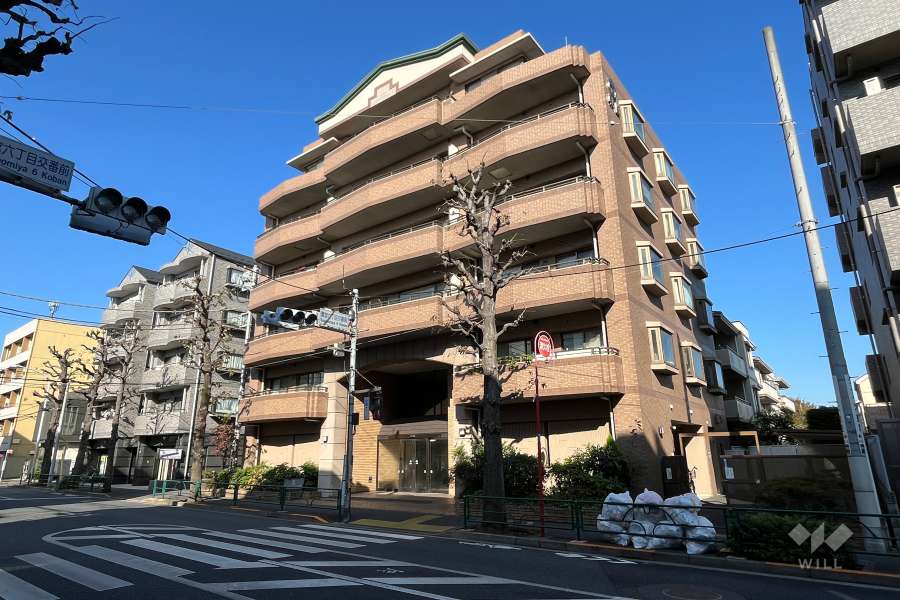 朝日クレスパリオ上鷺宮の外観（南東側から）