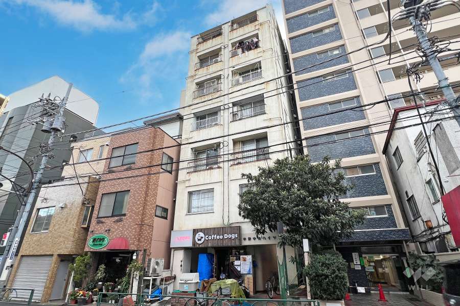 中野中央ハイツの外観（北西側から）