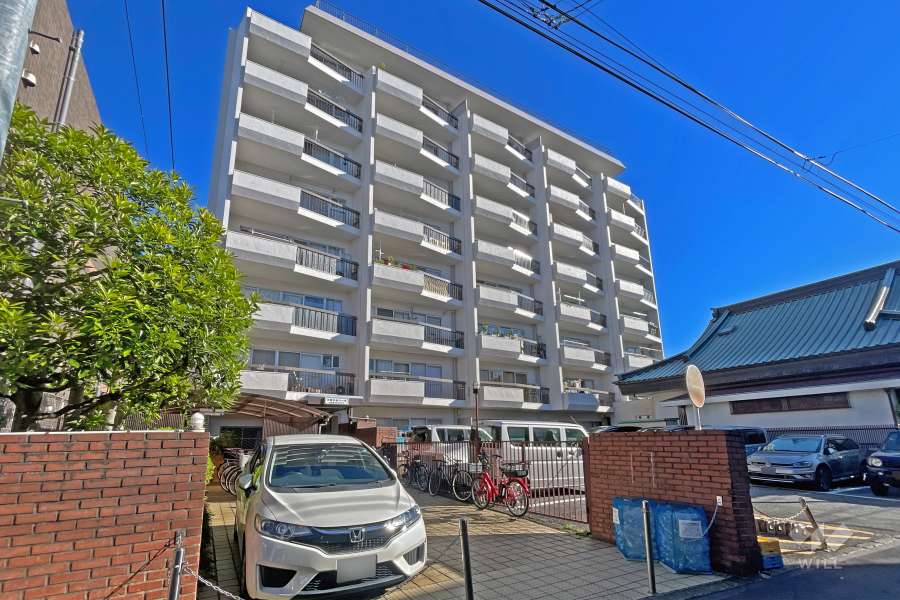 中野中央コーポの外観（南西側から）