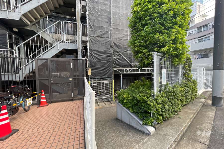 駐輪場の出入り口　