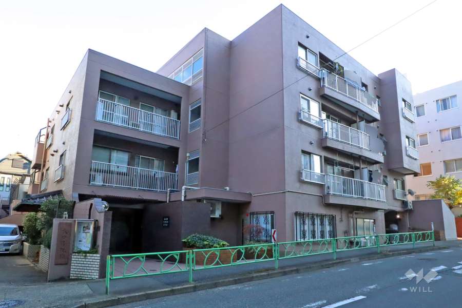 東中野ダイヤモンドマンションの外観（北西側から）