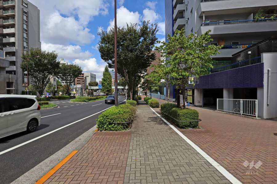 塔の山ハイツの西側前面道路（南側から）_1