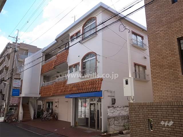 寿ハイツの外観（北西側から）
