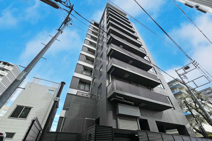 シティハウス中野中央の外観（西側から）