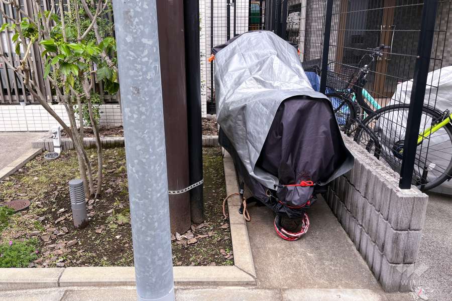 バイク置き場