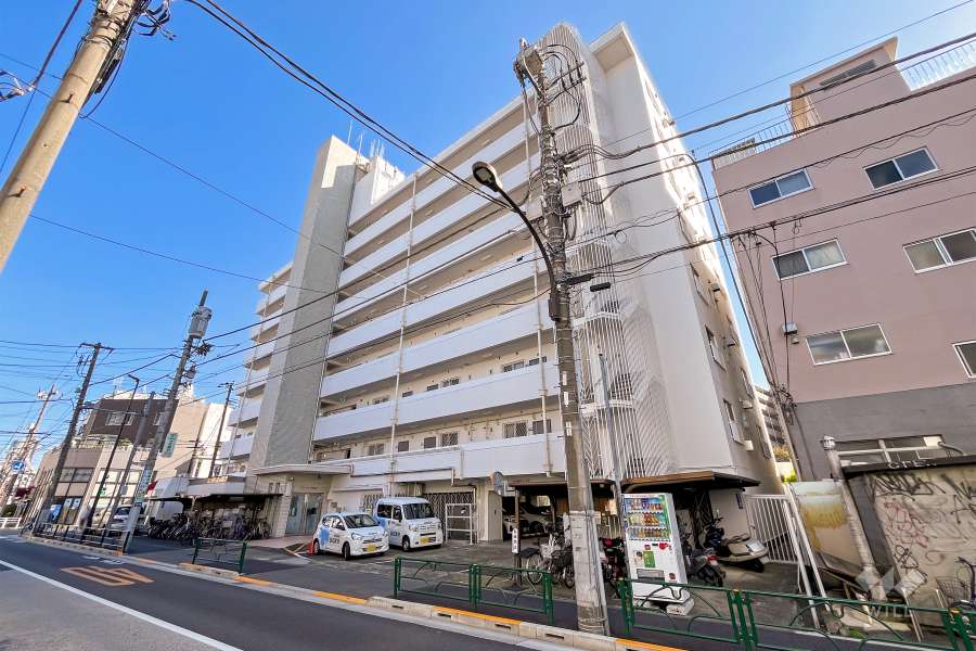 サニーコート東中野の外観（北西側から）