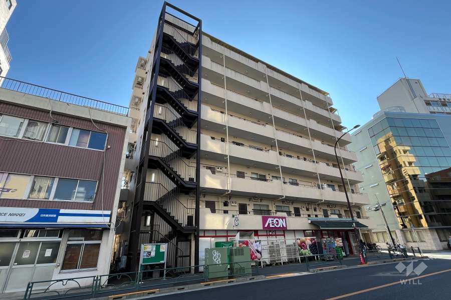 東中野フレンドマンションの外観（北東側から）
