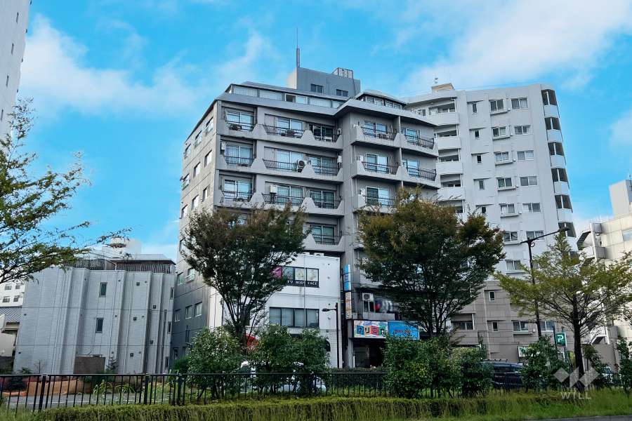 パーク坂上の外観（南東側から）