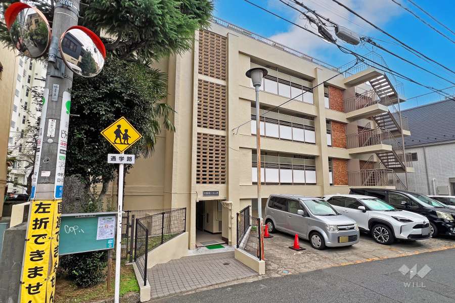 中野第一コーポの外観（北側から）