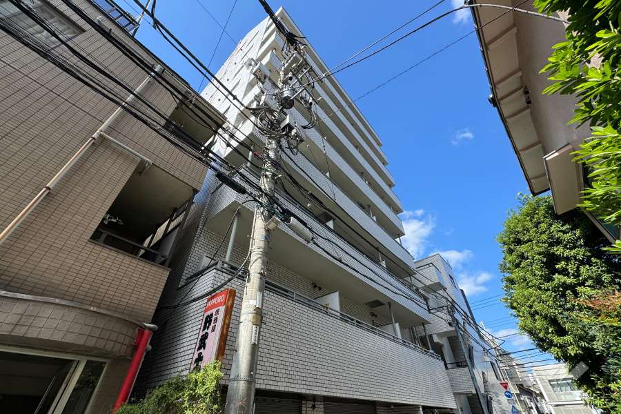 中野プリンスマンションの外観（北東側から）