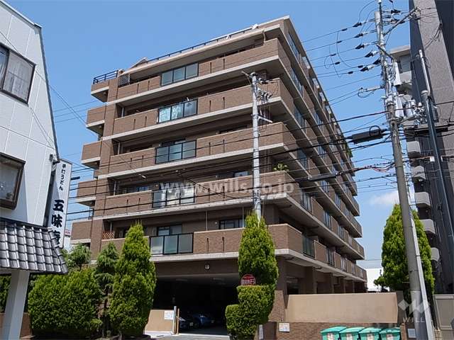 プレステージ夙川公園の外観（南東側から）