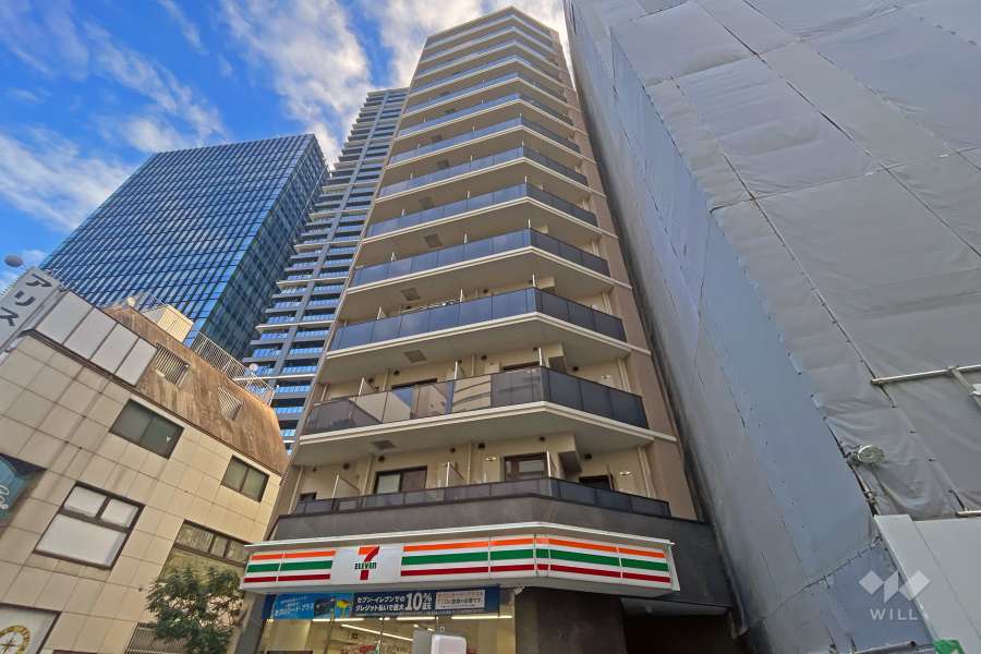 オープンレジデンシア中野ステーションサイドの外観（南西側から）